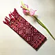 shop handloom silk cotton patola ikat stole - Maroon 