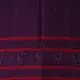 tangaliya handloom cotton stole in rich regal violet purple with crimson red stripes, raised white dana bead motifs, and hand-knotted fringe tassels