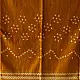 Kutchi Bhujodi Weaving - Bandhani ( Tie-dyed ) Woolen Shawl - Mustard Yellow