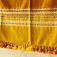 Kutchi Bhujodi Weaving - Bandhani ( Tie-dyed ) Woolen Shawl - Mustard Yellow