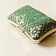 shop Patola Clutch Purse / Sling Green Bag