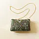 shop Patola Clutch Purse / Sling Green Bag
