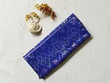 Rasika . रसिका ~ Patola Silk Dupatta ~ Dark Blue Navratna