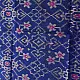 shop pure silk patola ikat dupatta - Dark Blue Navratna