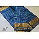 shop Patola Silk Handwoven Blue saree