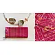exclusive silk handwoven narikunj partola pink saree with heavy pallu