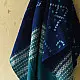 Kutchi Bhujodi Weaving - Bandhani ( Tie-dyed ) Woolen Blue Shawl