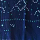 Kutchi Bhujodi Weaving - Bandhani ( Tie-dyed ) Woolen Blue Shawl