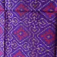 shop pure silk patola ikat dupatta - Purple Diamond Design