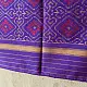 shop pure silk patola ikat dupatta - Purple Diamond Design