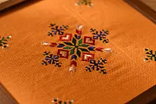 Joyance | Soof Platter / Embroidered Serving Tray