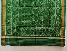 Rasika . रसिका ~ Patola Silk Dupatta ~ Dark Green