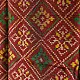 shop pure silk patola ikat Dupatta ~ Maroon Diamond Design