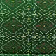 shop pure silk patola ikat Dark Green Dupatta