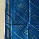 shop Patola Pure Silk Sky Blue Dupatta 
