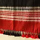 Kutchi Bhujodi Weaving - Bandhani ( Tie-dyed ) Woolen Shawl -  Black & Red