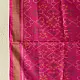 shop Handloom Patola Silk Dupatta ~ Pink Navratna