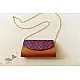 shop handmade Patola Purse Golden & Purple