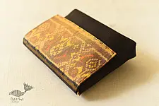 A pocket full of joy | Patola Clutch Purse - Black & Golden
