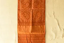 Vasant . वसंत ~ Woolen Patola Muffler ~ Mustard