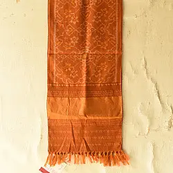 Vasant . वसंत ~ Woolen Patola Muffler ~ Mustard