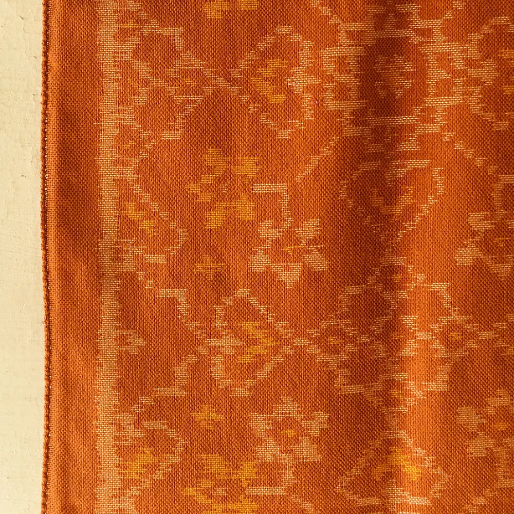 shop Woolen Patola Muffler ~ Mustard