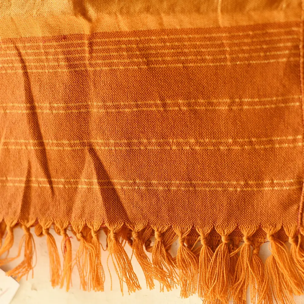 shop Woolen Patola Muffler ~ Mustard