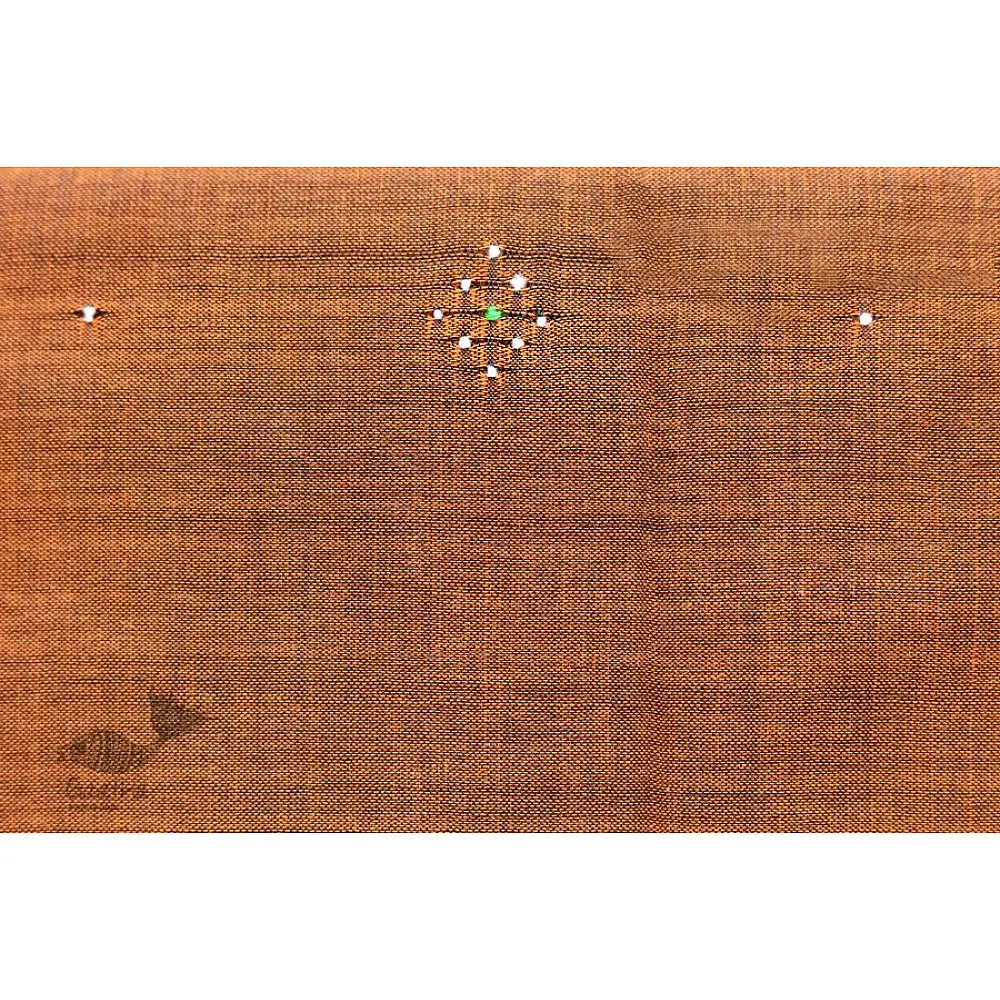 Tangaliya ~ Dupatta ~ Brown and Pink