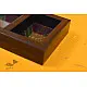 shop Patola Maroon Serving Tray