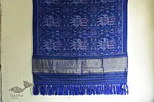 Vasant . वसंत | Traditional Handwoven Woolen Ikat Patola Shawl
