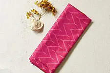 Rasika . रसिका ~ Patola Silk Dupatta ~ Reddish Pink