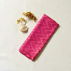 Rasika . रसिका ~ Patola Silk Dupatta ~ Reddish Pink