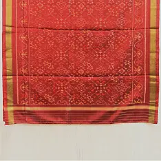 Rasika . रसिका ~ Patola Silk Dupatta ~ Maroon