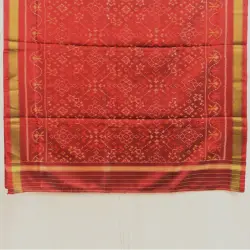 Rasika . रसिका ~ Patola Silk Dupatta ~ Maroon