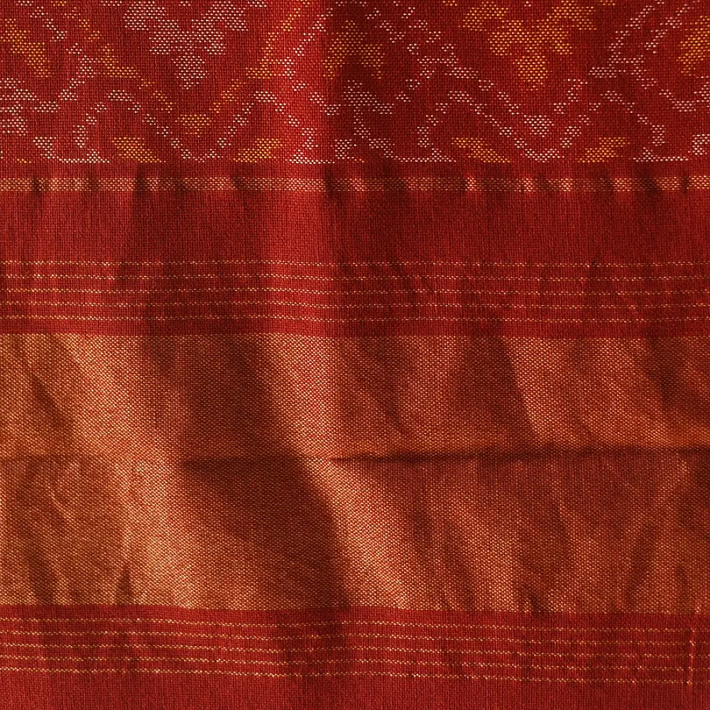 shop Woolen Patola Muffler ~ Maroon Diamond 