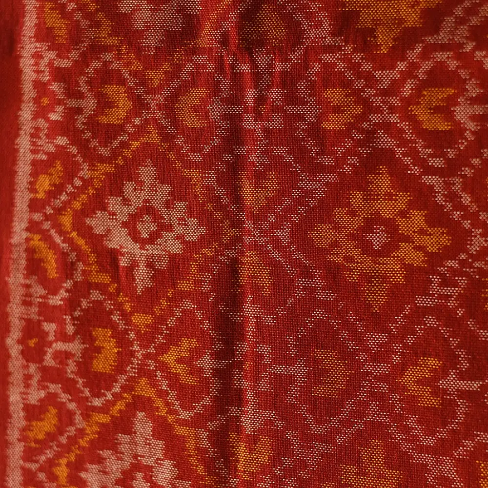 shop Woolen Patola Muffler ~ Maroon Diamond 