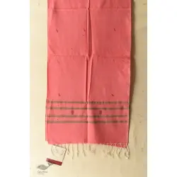 Tangaliya ~ Handwoven Cotton Stole - Pink