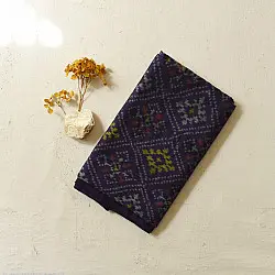 Rasika . रसिका ♡ Handwoven Patola Cotton Dupatta ~ Deep Violate