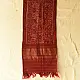 shop Woolen Patola Muffler ~ Maroon Narikunj