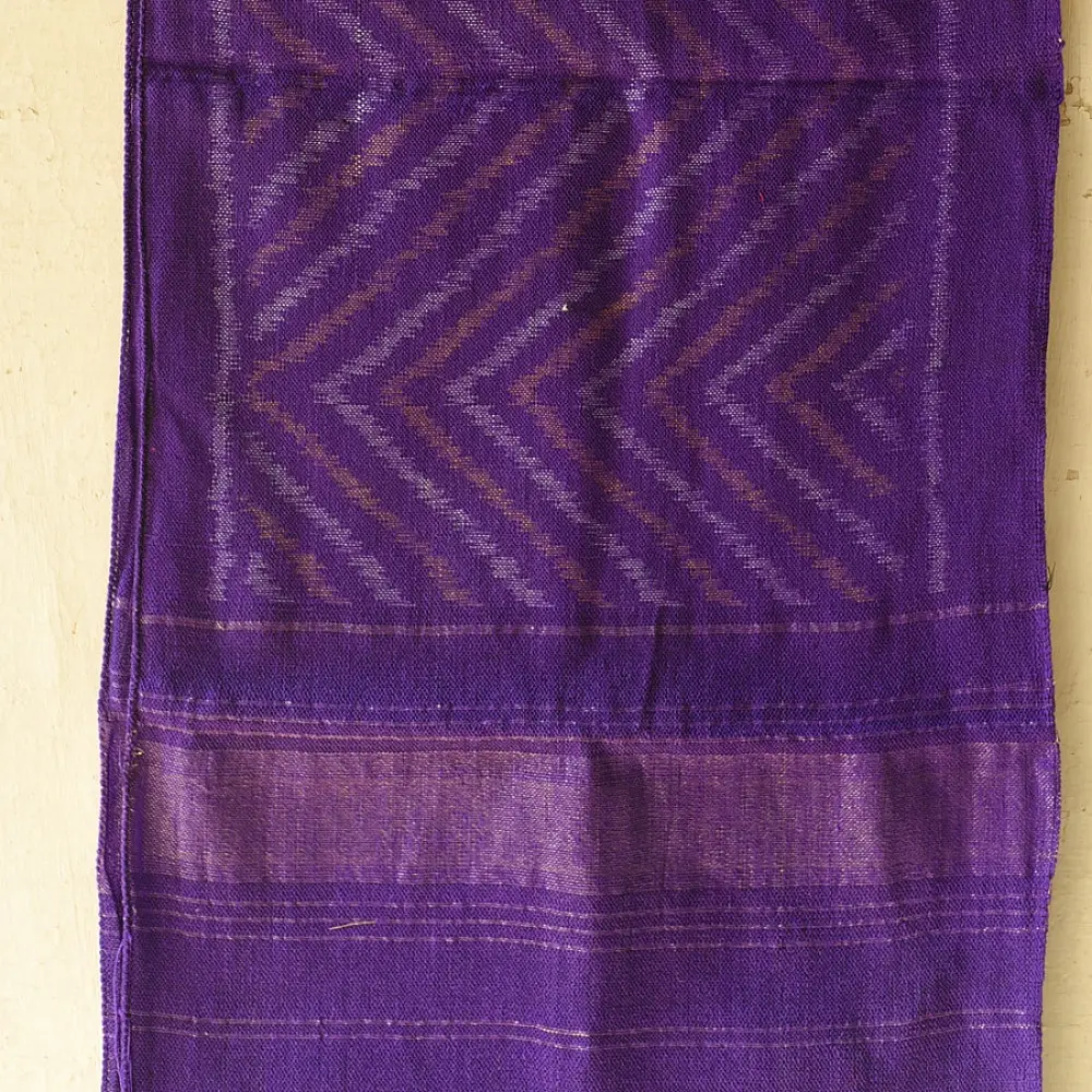 shop Woolen Patola Muffler ~ Blue Laheriya