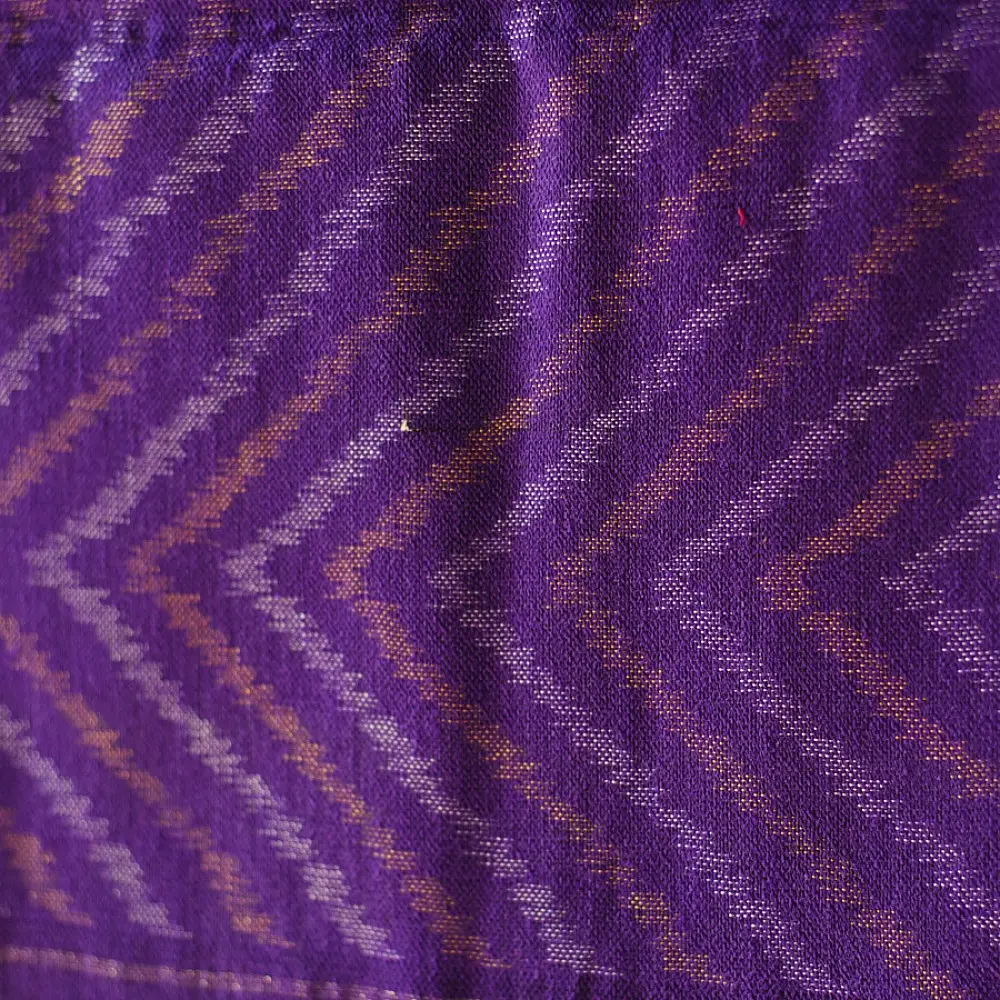 shop Woolen Patola Muffler ~ Blue Laheriya