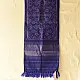 shop Woolen Patola Muffler ~ Blue Traditional