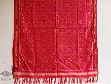 Rasika ✼ Patola Silk Dupatta ✼ 6 Rani Pink Dupatta