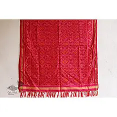 Rasika ✼ Patola Silk Dupatta ✼ 6 Rani Pink Dupatta