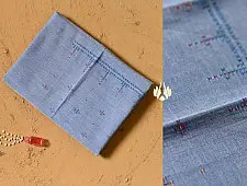 Aranya | Tangaliya Cotton Blouse Piece - Grey
