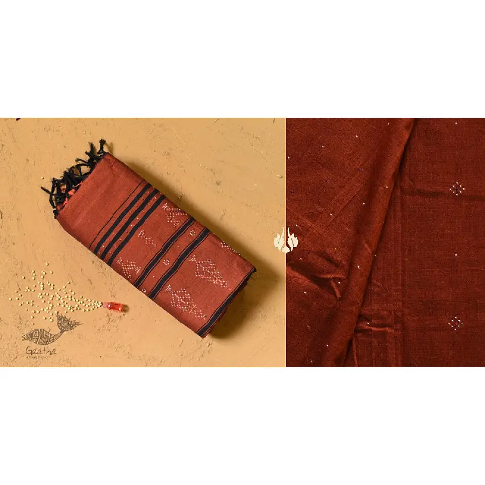 Tangaliya Handwoaven Cotton Saree