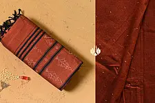 Aranya | Tangaliya Handwoaven Saree ~ C