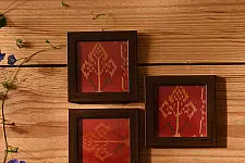 Joyance | Patola Silk - Coasters (Set of Three)