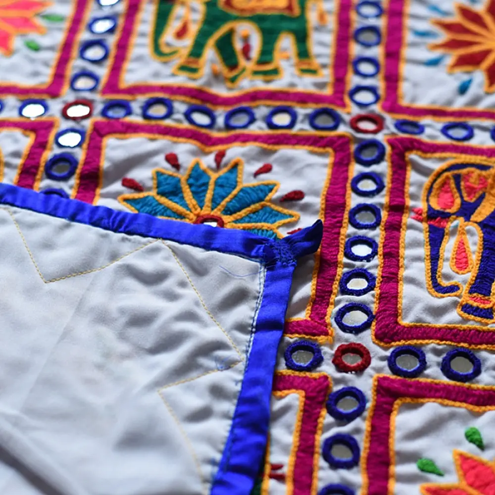 shop Kutchi Embroidered Traditional Wall Hanging Chakla