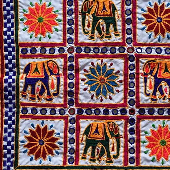 shop Kutchi Embroidered Traditional Wall Hanging Chakla